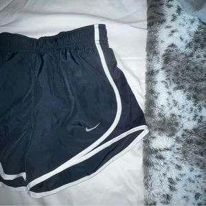 nike dark navy blue dri-fit running shorts